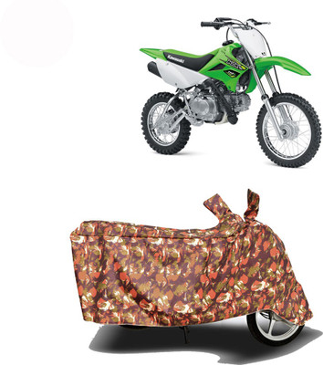 Exciting collections Two Wheeler Cover for Kawasaki(KLX 110, Red)
