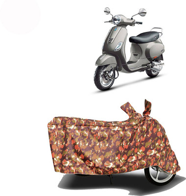 Exciting collections Two Wheeler Cover for Vespa(Vespa VXL, Red)