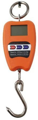 APNA KANHA Digital Mini Hanging Crane Scale Capacity 200kg with LED display Weighing Scale(Orange)