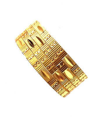 hand kkrafts Brass Bangle Set(Pack of 4)