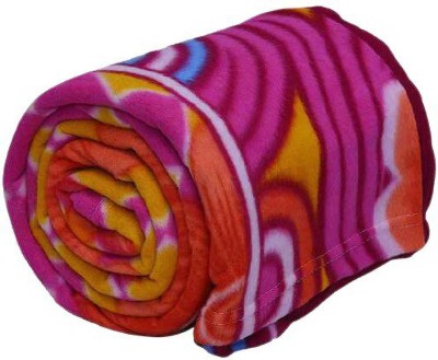 SIMAM 3D Printed Single Fleece Blanket for  AC Room(Polyester, Multicolor)