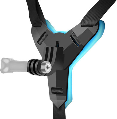 acube mart Helmet Strap Camera Mount(Blue, Black)