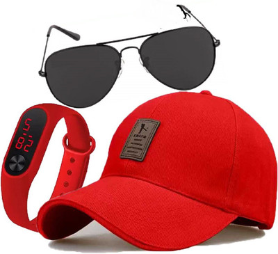 FLEXCY Sports/Regular Cap Cap(Pack of 3)