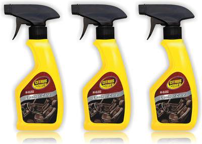 CITRUS POWER Extra Shine Leather Polish Care Conditioner Restorer long lasting Shine Pack of 3 Vehicle Interior Cleaner(250 ml)