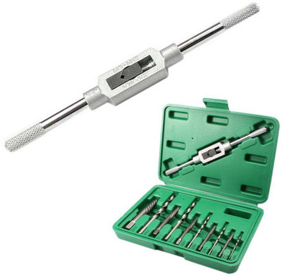 AS TOOL CENTER 1 PCS Damaged Broken Screw Extractor Drill Bit Bolt Stud Remover Tool Kit Set (1set of 11pcs)