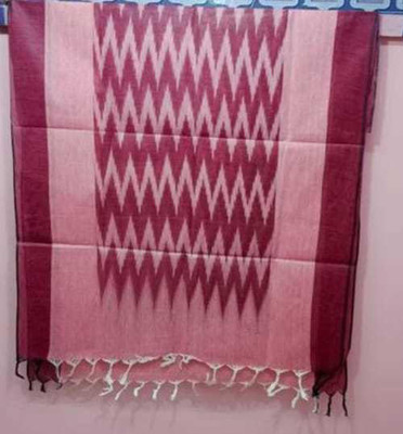 ikkat Cotton Blend Printed Women Dupatta