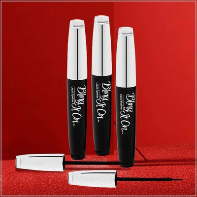 THTC New Intense Black Pigment, Smudge Proof, Quick Drying Formula Liquid Eye liner 15 ml(BLACK)