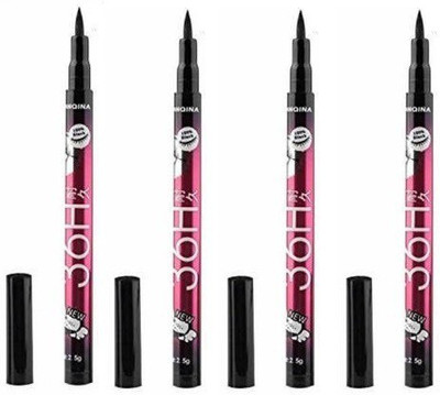 DOUBLE LIPS waterproof eye liner 36 hours 4 PCS 3ML EACH 12 ml(BLACK)