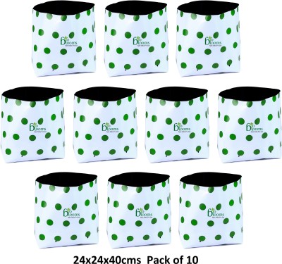 BIO BLOOMS AGRO INDIA PVT LTD Bio blooms premium grow bags 24x24x40cms with Green dots 20 pcs Grow Bag