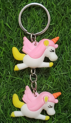 ShopTalk High Quality Combo Hanging Unicorn double sided Key Chain