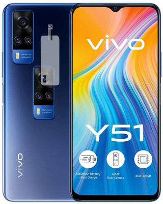 EJZATI Back Camera Lens Glass Protector for VIVO Y51(Pack of: 1)
