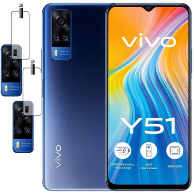 EJZATI Back Camera Lens Glass Protector for VIVO Y51(Pack of: 2)