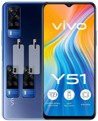 EJZATI Back Camera Lens Glass Protector for VIVO Y51(Pack of: 2)