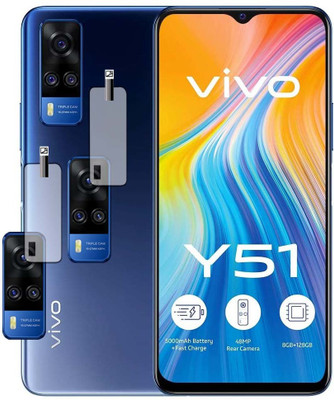 EJZATI Back Camera Lens Glass Protector for VIVO Y51(Pack of: 2)