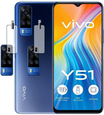 EJZATI Back Camera Lens Glass Protector for VIVO Y51(Pack of: 2)