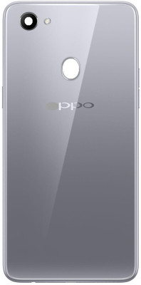 Sandreezz OPPO F7 (with Proper Logo) Back Panel(Moonlight Silver)