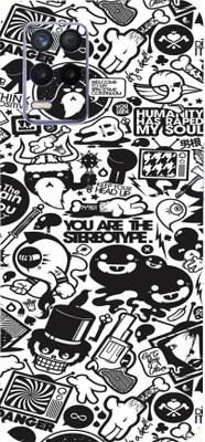 Mclaxa Art Doodle Mobile Back Skin., Art Doodle, Realme 8s 5g Mobile Skin(Art Doodle Skin With Super Matte Finish.)