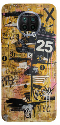 BugguSkin Xiaomi Mi 10T Lite, MI 10T LITE Mobile Skin(Ultra Super Many Hued Graffiti Skin With High Mattte Finish.)