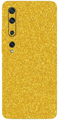 AsSkin Redmi note 10 lite, Mi Note10 Mobile Skin(Ultra Super Golden Glitter Skin With High Matte Finish.,)