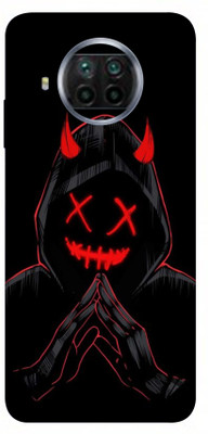 BugguSkin Xiaomi Mi 10T Lite, MI 10T LITE Mobile Skin(Ultra Super Smiling Black Devil Skin With High Mattte Finish.)