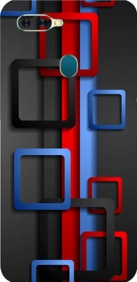BugguSkin OPPO A7, oppo A7 Mobile Skin(Ultra Super Geometric Square Skin With High Mattte Finish.)