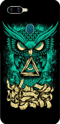 BUGGU Oppo A7 Mobile Skin(Ultra Super Nocturnal Angry Owl Skin With High Matte Finish.)