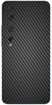 AsSkin Redmi note 10 lite, Mi Note10 Mobile Skin(Ultra Super Black Carbon Fiber Skin With High Matte Finish.,)
