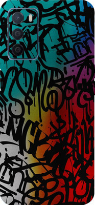 LAMHA Oppo A16 Mobile Skin(Ultra Super Graffiti Text With High Mattte Finish.)