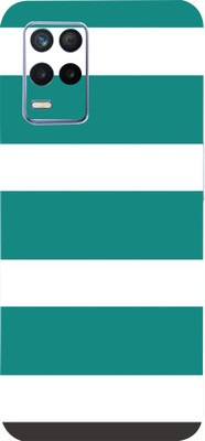 Mclaxa Stripes Lines Mobile Back Skin.., Stripes Lines, Realme 8s 5g Mobile Skin(Stripes Lines Skin With Super Matte Finish..)