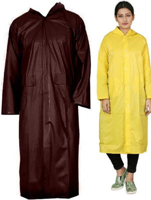 Tritika Solid Men & Women Raincoat