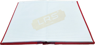 LRS Ruled Account Book with Index and Page Number 34*21 cm - 80 GSM Ledger Paper - 250 Pages 0-Part Ruled Register(250 Sets)
