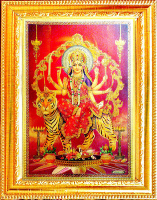 SUNINOW Durga Maa Religious Frame