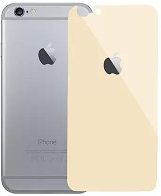 CallSmith Back Tempered Glass for Apple iPhone 7 Plus Gold Ultra Glossy Glass, With Apple Logo(Pack of 1)