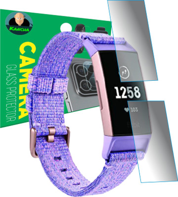 KANCHA Edge To Edge Screen Guard for FITBIT CHARGE 3(Pack of 2)