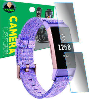 KANCHA Edge To Edge Screen Guard for FITBIT CHARGE 3(Pack of 2)