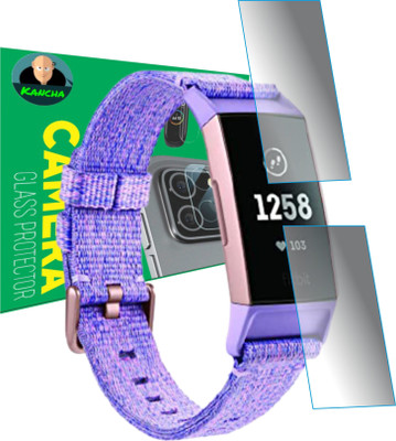 KANCHA Edge To Edge Screen Guard for FITBIT CHARGE 3(Pack of 2)