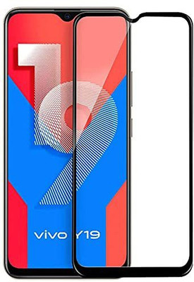 ANCHI Edge To Edge Tempered Glass for Easy Install Full Screen Coverage Tempered Glass Screen Guard Protector 11D for VIVO Y19(Pack of 1)