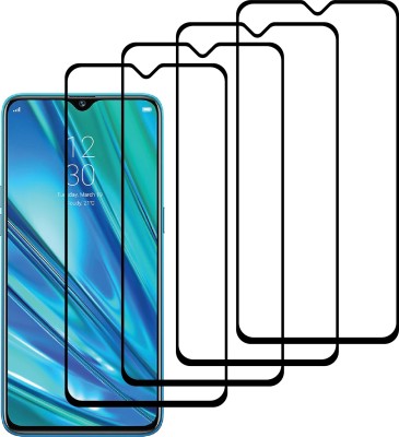 KITE DIGITAL Edge To Edge Tempered Glass for Oppo Realme 5/5i/5S/A5 (2020)/A9 (2020)/A11/A31/A53S (5G)/Realme C3/C3i(Pack of 4)