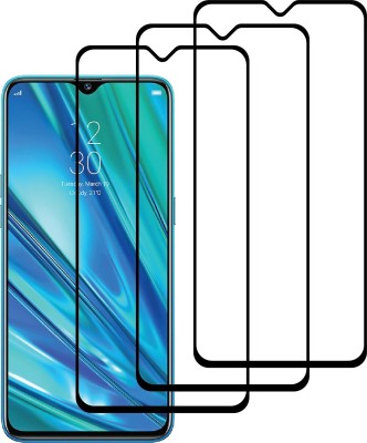 KITE DIGITAL Edge To Edge Tempered Glass for Oppo Realme 5/5i/5S/A5 (2020)/A9 (2020)/A11/A31/A53S (5G)/Realme C3/C3i(Pack of 3)