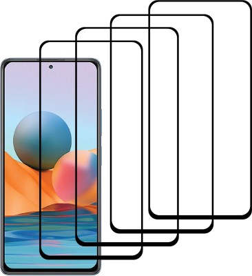 KITE DIGITAL Edge To Edge Tempered Glass for Redmi Note 9s/Note 9 Pro/Note 9 Pro Max/Note 10 Pro/Note 10 Pro Max(Pack of 4)
