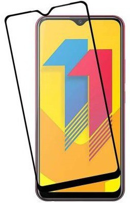 LIKEDESIGN Edge To Edge Tempered Glass for Vivo Y11(Pack of 1)