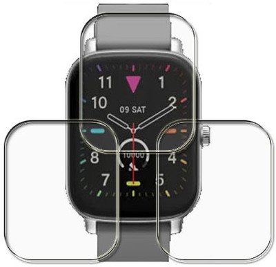 tombik Impossible Screen Guard for KI-Noise ColorFit Icon Buzz Smartwatch PACK-3(Pack of 3)