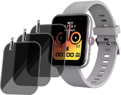 XAZE Screen Guard for Fire-Boltt AI Smartwatch screen guard(Pack of 3)