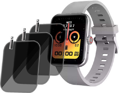 XAZE Screen Guard for Fire-Boltt AI Smartwatch screen guard(Pack of 3)