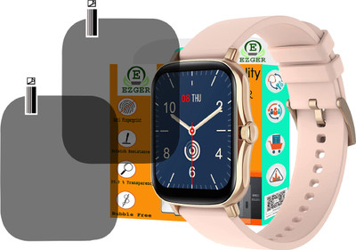 EZGER Screen Guard for Fire-Boltt Beast SpO2 SMARTWATCH SCREEN GUARD(Pack of 2)