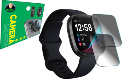KANCHA Screen Guard for Fitbit sense smart watch(Pack of 2)