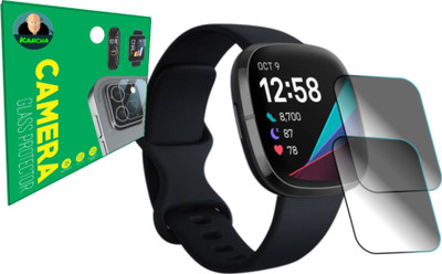 KANCHA Screen Guard for Fitbit sense smart watch(Pack of 2)