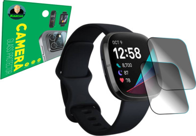 KANCHA Screen Guard for Fitbit sense smart watch(Pack of 2)