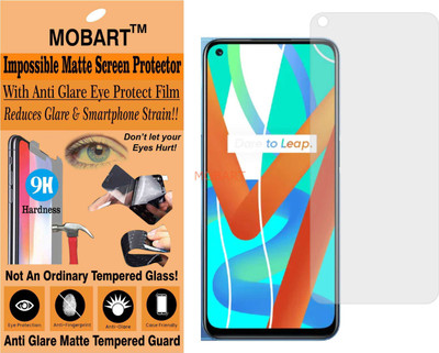 MOBART Tempered Glass Guard for REALME V13 5G (Matte Finish)(Pack of 1)