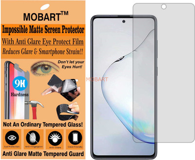 MOBART Tempered Glass Guard for SAMSUNG GALAXY NOTE 10 LITE (Matte Finish)(Pack of 1)